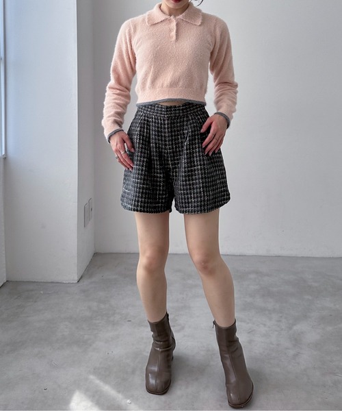 セール】《set up対応》ツイードショートパンツ（その他パンツ
