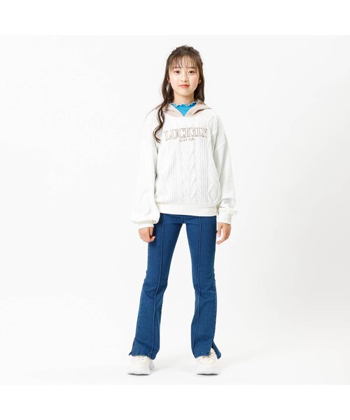 algy（アルジー）の「スタイルアップロゴフレアパンツ（その他パンツ