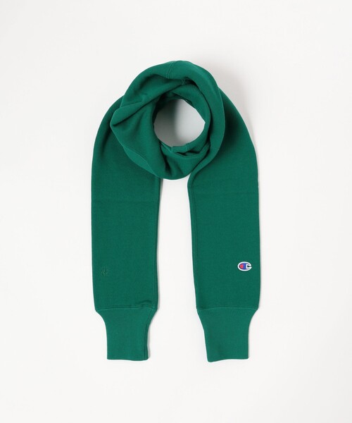 BEAMS BOY(ビームスボーイ)の「Champion × BEAMS BOY / 別注 スウェット マフラー(マフラー・レディース・グリーン/ブルー/ブラック/グレー・FREE)」の22枚目の写真
