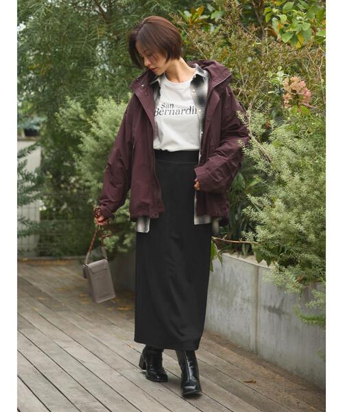 Green　Parks（グリーンパークス）の「撥水加工　2Wayナイロンブルゾン（その他アウター・レディース・ベージュ/ブラウン/ブラック・FREE）」の13枚目の写真