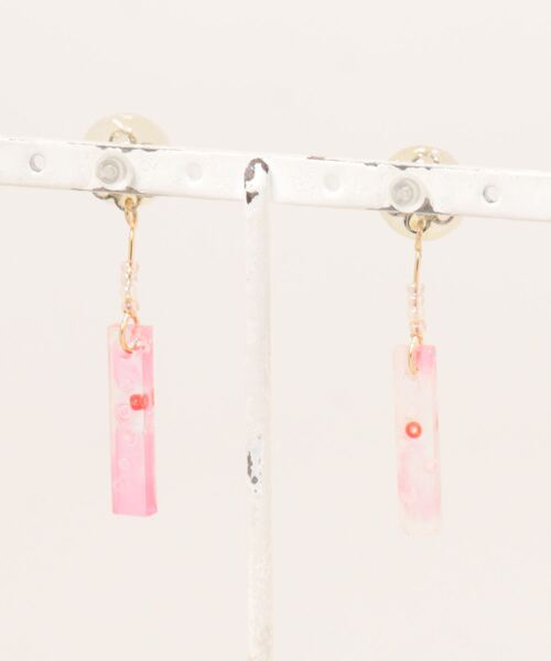 tone(トーン)の「【rusieberry】【rusieberry】ストロベリークリームソーダ しゅわしゅわピアス(MA)(ピアス(両耳用)・レディース・ピンク・FREE)」の11枚目の写真