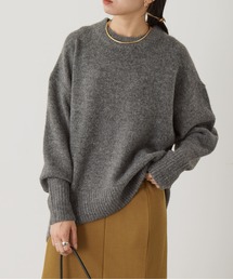 ヤクライクBIGシルエットクルーニット