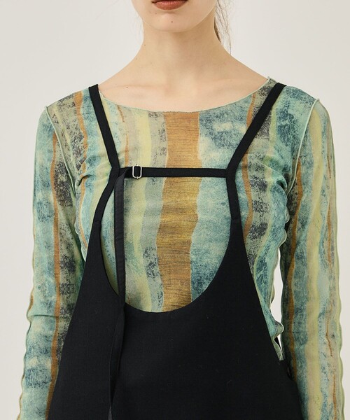 PoI（ポイ）の「【PoI/ポイ】wool strap dress/ウールストラップドレス  