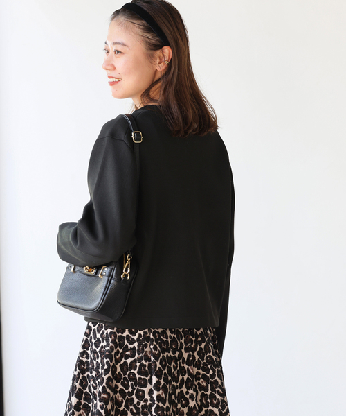 JOURNAL STANDARD relume（ジャーナルスタンダード　レリューム）の「《追加2》ウォッシャブルスポンジニットクルーネックカーディガン（カーディガン/ボレロ・レディース・ブラック/ネイビー/レッド/ホワイト・FREE）」の16枚目の写真