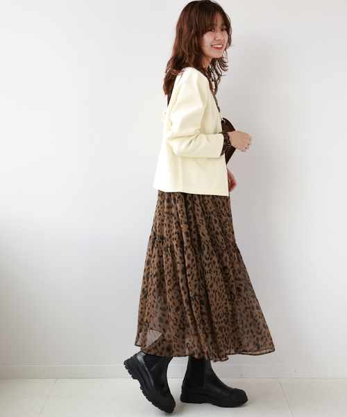 JOURNAL STANDARD relume（ジャーナルスタンダード　レリューム）の「《追加2》ウォッシャブルスポンジニットクルーネックカーディガン（カーディガン/ボレロ・レディース・ブラック/ネイビー/レッド/ホワイト・FREE）」の17枚目の写真