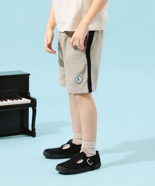 B:MING by BEAMS（ビーミングバイビームス）の「B:MING by BEAMS / サイドライン パイル ショートパンツ（100～140cm）（その他パンツ・キッズ・カーキ/イエロー系その他3・130/140/100/120/110）」の3枚目の写真