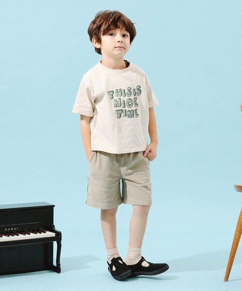 B:MING by BEAMS（ビーミングバイビームス）の「B:MING by BEAMS / サイドライン パイル ショートパンツ（100～140cm）（その他パンツ・キッズ・カーキ/イエロー系その他3・130/140/100/120/110）」の8枚目の写真