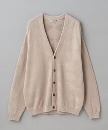 BEAUTY&YOUTH UNITED ARROWS（ビューティーアンドユースユナイテッドアローズ）の「アーガイル リンクス パターン Vネック カーディガン（カーディガン/ボレロ）」