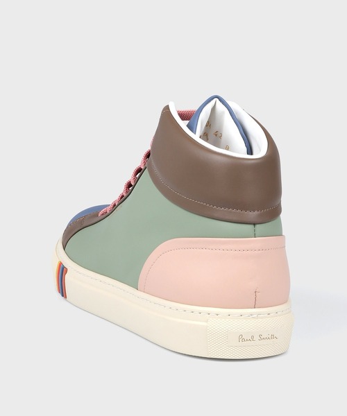 Paul Smith（ポールスミス）の「"Mocha" レザーハイカットスニーカー / 230833 MOCH（スニーカー・メンズ・その他1・MEDIUM/LARGE/X-LARGE/SMALL）」の3枚目の写真