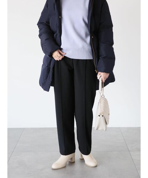 Te chichi TERRASSE（テチチテラス）の「カットジョーゼットテーパードパンツ（その他パンツ・レディース・ベージュ/グリーン/オフホワイト/ブラック・F）」の5枚目の写真