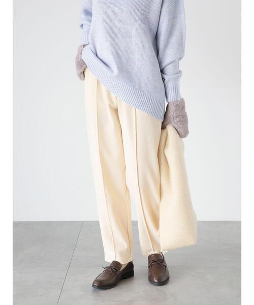 Te chichi TERRASSE（テチチテラス）の「カットジョーゼットテーパードパンツ（その他パンツ・レディース・ベージュ/グリーン/オフホワイト/ブラック・F）」の15枚目の写真