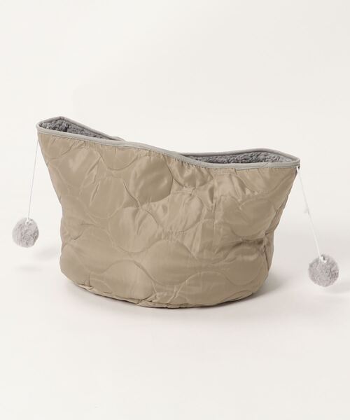 aimoha(アイモハ)の「リバシーブルペットベット(ペット用クッション/マット・レディース・カーキ/ベージュ・LARGE/MEDIUM)」の3枚目の写真