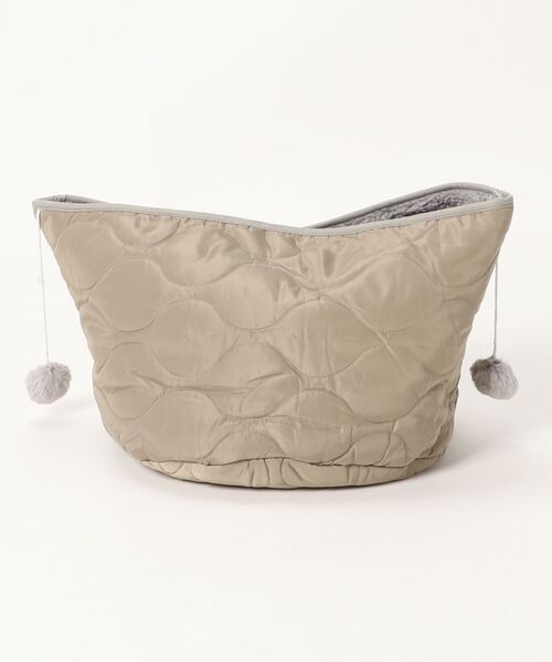 aimoha(アイモハ)の「リバシーブルペットベット(ペット用クッション/マット・レディース・カーキ/ベージュ・LARGE/MEDIUM)」の8枚目の写真