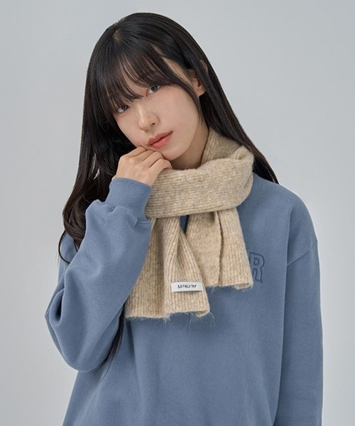 3.3 Field Trip (3.3フィールドトリップ)の「【UNISEX】3.3 Field Trip/ベーシックマフラー 2995797(マフラー・レディース・チャコール/ベージュ・FREE)」の9枚目の写真