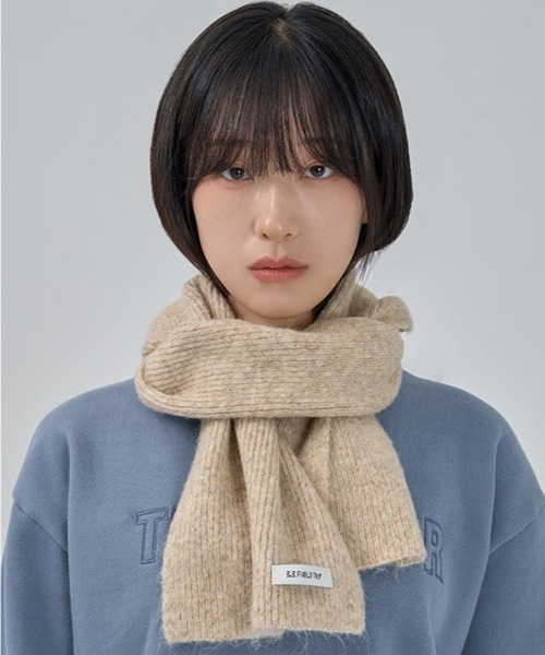 3.3 Field Trip (3.3フィールドトリップ)の「【UNISEX】3.3 Field Trip/ベーシックマフラー 2995797(マフラー・レディース・チャコール/ベージュ・FREE)」の10枚目の写真