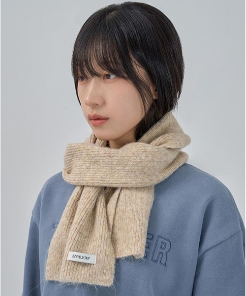 3.3 Field Trip (3.3フィールドトリップ)の「【UNISEX】3.3 Field Trip/ベーシックマフラー 2995797(マフラー・レディース・チャコール/ベージュ・FREE)」の11枚目の写真