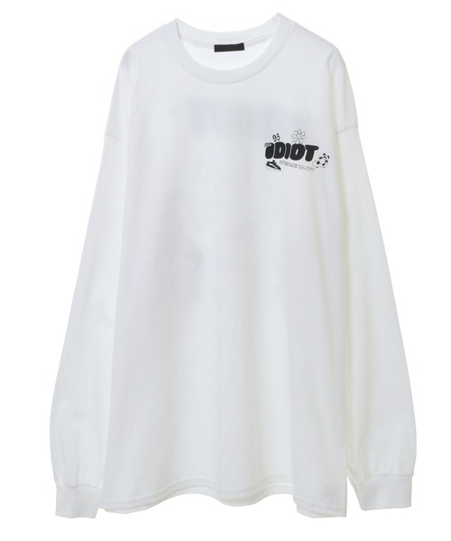 Candy Stripper(キャンディストリッパー)の「IDIOT L/S Tシャツ(Tシャツ/カットソー・レディース・オフホワイト/ブラック/イエロー・2)」の8枚目の写真