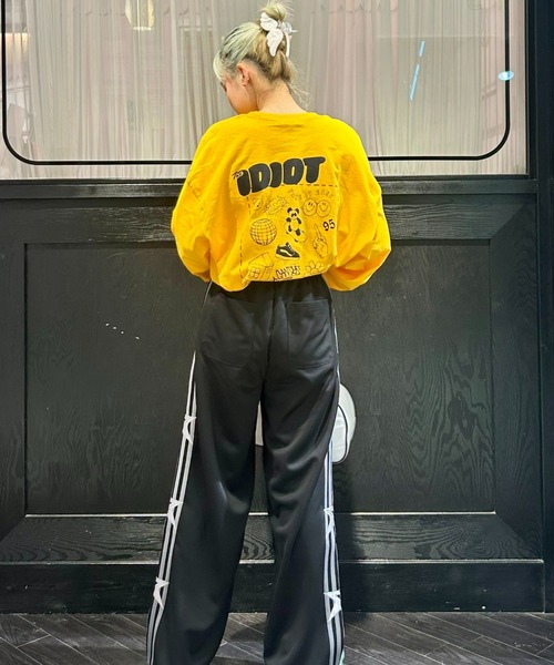 Candy Stripper(キャンディストリッパー)の「IDIOT L/S Tシャツ(Tシャツ/カットソー・レディース・オフホワイト/ブラック/イエロー・2)」の19枚目の写真