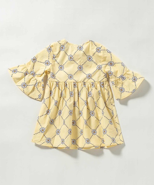 MARNI(マルニ)の「MARNI(マルニ)Baby ブランドロゴフラワー半袖ワンピース(ワンピース・キッズ・アイボリー・24M/36M)」の3枚目の写真