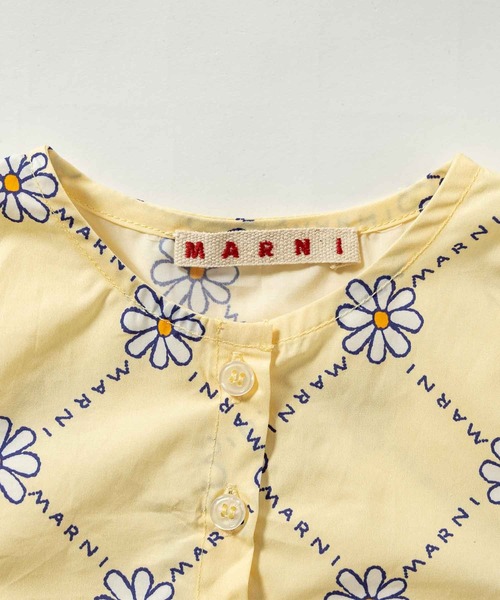 MARNI(マルニ)の「MARNI(マルニ)Baby ブランドロゴフラワー半袖ワンピース(ワンピース・キッズ・アイボリー・24M/36M)」の4枚目の写真