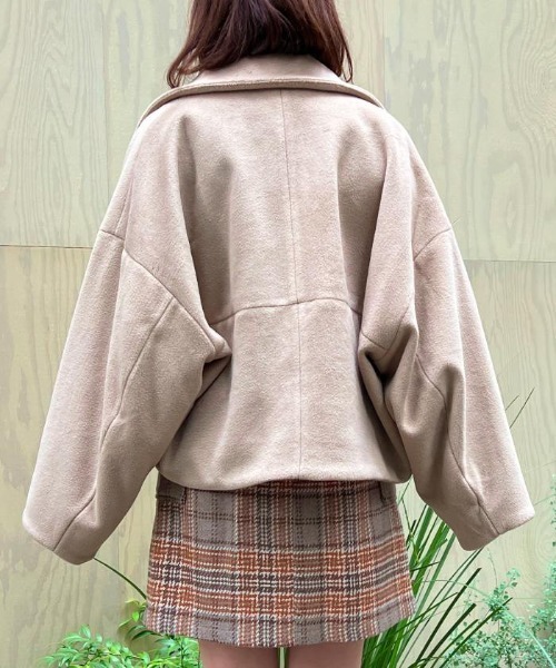 axes femme（アクシーズファム）の「ビッグポケットショートコート