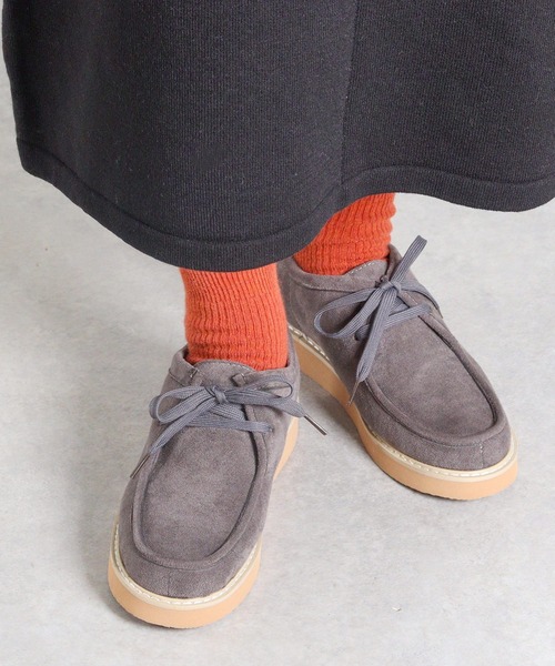 LibertyDoll（リバティードール）の「軽量 ローカットモカシン モックシューズ（モカシン/デッキシューズ・レディース・ダークブラウン/グレー/ベージュ/ブラック/ブラウン/ネイビー・L/S/LL/M）」の10枚目の写真