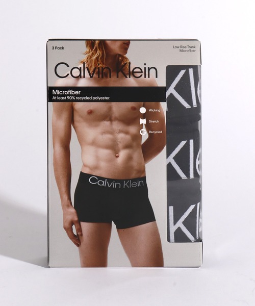 Calvin Klein(カルバン・クライン)の「【Calvin Klein/カルバンクライン】ワンポイントロゴ ローライズ ボクサーパンツ 3枚セット(ボクサーパンツ・メンズ・ブラック/その他・L/M/S/XL)」の7枚目の写真