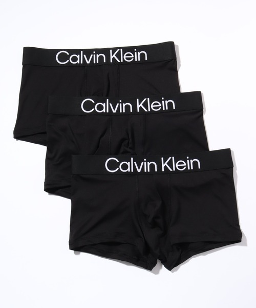 Calvin Klein(カルバン・クライン)の「【Calvin Klein/カルバンクライン】ワンポイントロゴ ローライズ ボクサーパンツ 3枚セット(ボクサーパンツ・メンズ・ブラック/その他・L/M/S/XL)」の9枚目の写真