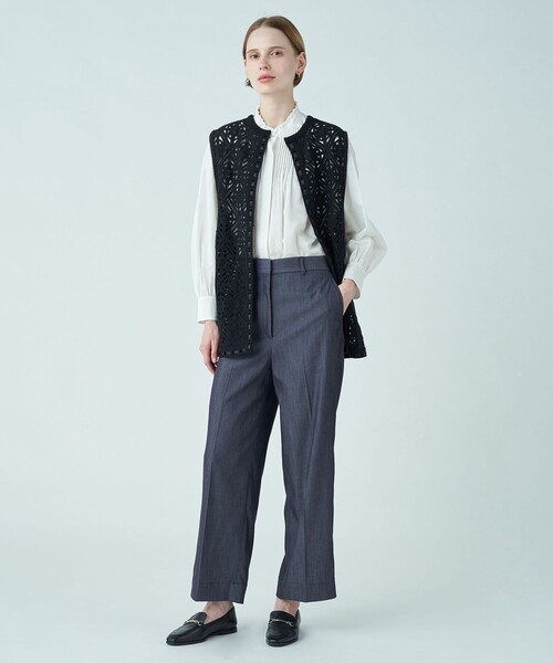 BALLSEY（ボールジィ）の「サークルモチーフエンブロイダリー クルー