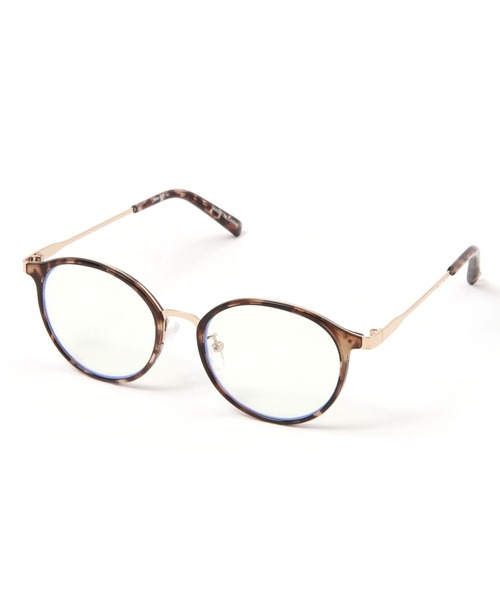 niko and...（ニコアンド）の「オリジナルPCオーバルコンビ伊達メガネ（メガネ・レディース・ブラウン/グレー・FREE）」の2枚目の写真