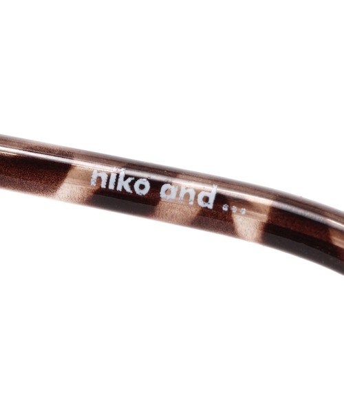 niko and...（ニコアンド）の「オリジナルPCオーバルコンビ伊達メガネ（メガネ・レディース・ブラウン/グレー・FREE）」の9枚目の写真