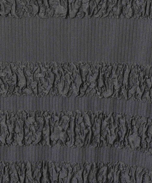 JEANASIS（ジーナシス）の「シャーリングメローLSプルオーバー/102733（Tシャツ/カットソー・レディース・ホワイト/チャコールグレー・FREE）」の14枚目の写真