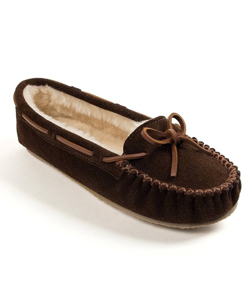 Minnetonka（ミネトンカ）の「MINNETONKA/ミネトンカ モカシン CALLY（モカシン/デッキシューズ・レディース・ライトブラウン/チョコ/ネイビー/ベージュ・6/7/8/5）」の3枚目の写真