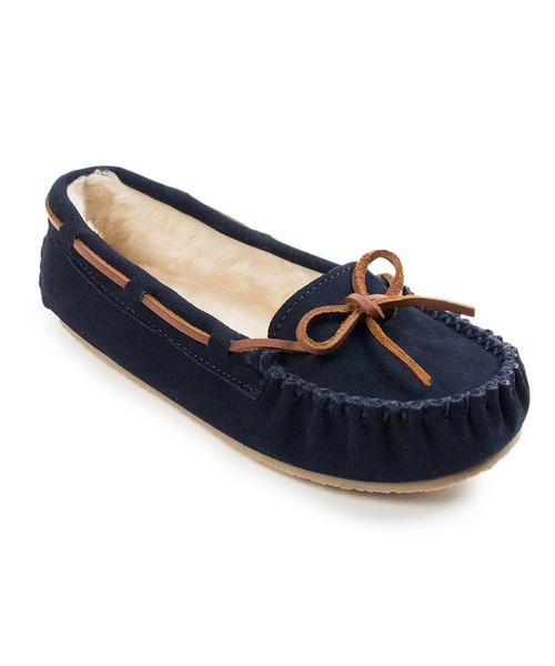 Minnetonka（ミネトンカ）の「MINNETONKA/ミネトンカ モカシン CALLY（モカシン/デッキシューズ・レディース・ライトブラウン/チョコ/ネイビー/ベージュ・6/7/8/5）」の4枚目の写真