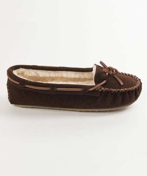 Minnetonka（ミネトンカ）の「MINNETONKA/ミネトンカ モカシン CALLY（モカシン/デッキシューズ・レディース・ライトブラウン/チョコ/ネイビー/ベージュ・6/7/8/5）」の6枚目の写真