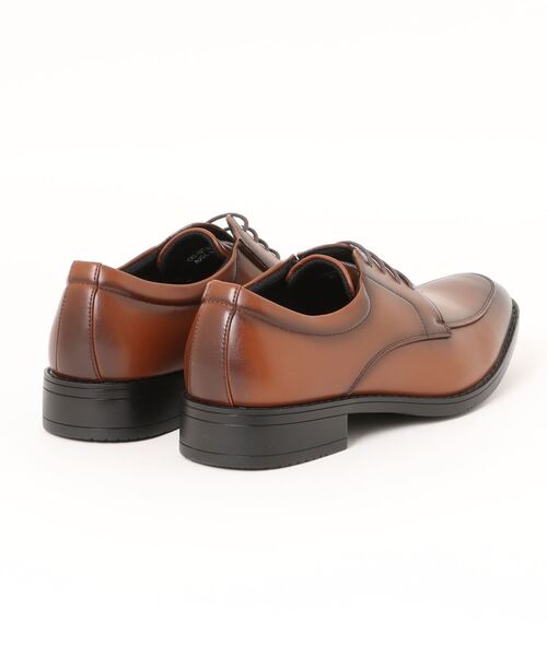 cecilio(セシリオ)の「【cecilio】 <Uチップモカシン>幅広 3E ビジネスシューズ【24.5cm~28.0cm】(ドレスシューズ・メンズ・ブラック/ブラウン・24.5cm/25.0cm/25.5cm/26.0cm/26.5cm/27.0cm/28.0cm)」の4枚目の写真