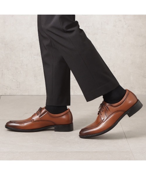 cecilio(セシリオ)の「【cecilio】 <Uチップモカシン>幅広 3E ビジネスシューズ【24.5cm~28.0cm】(ドレスシューズ・メンズ・ブラック/ブラウン・24.5cm/25.0cm/25.5cm/26.0cm/26.5cm/27.0cm/28.0cm)」の22枚目の写真