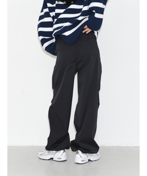 ENCIRCLE（エンサークル）の「【ENCIRCLE/エンサークル】Big pants/ビッグパンツ（カーゴパンツ）（カーゴパンツ・レディース・ホワイト/ブラック・FREE）」の17枚目の写真