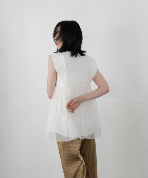 シャネル　未使用　チュールキャミソール CHANEL - シャネル キャミソール サイズ34 S美品 -の通販 by