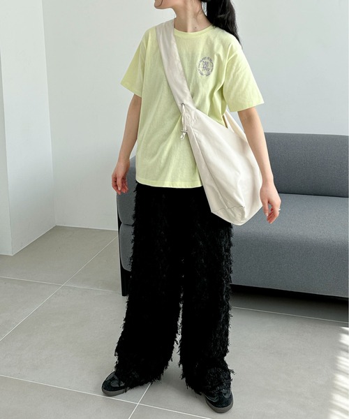 feepur(フェピュール)の「フリンジストレートイージーパンツ(その他パンツ・レディース・ブラック/アイボリー・MEDIUM/SMALL)」の16枚目の写真