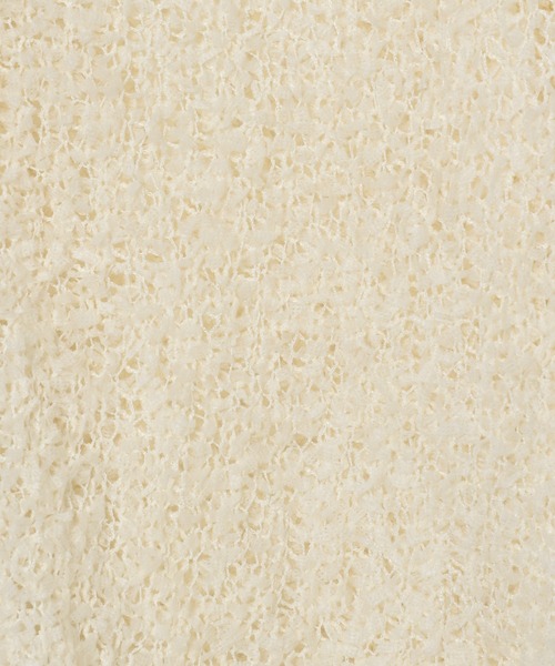 PAGEBOY(ページボーイ)の「ペーパーヤーンショートカーディガン(カーディガン/ボレロ・レディース・ブルー系その他/オフホワイト/ブラック/パープル系その他・FREE)」の6枚目の写真