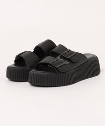 inter-chaussures | 【Tamaris】ダブルベルト厚底ミュールサンダル(445703)(サンダル)