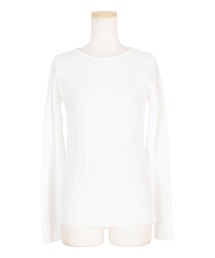 AMBIENT | ランダムガーターボートネックニットトップス(ニット/セーター)