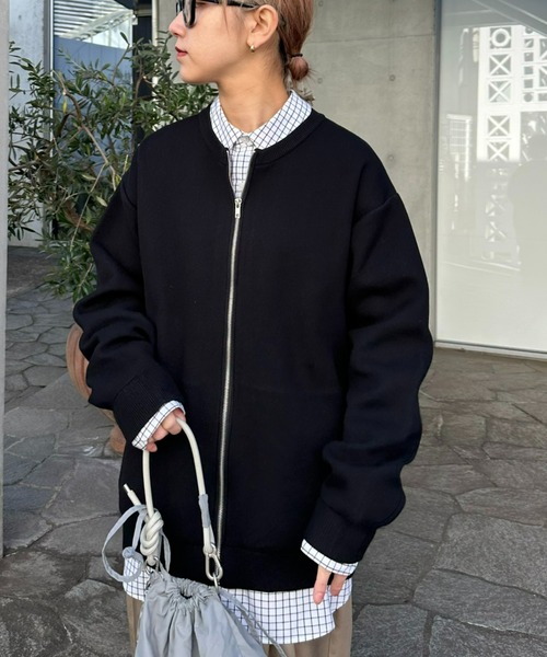 CIAOPANIC TYPY(チャオパニックティピー)の「ライトウェイトニットジップカーディガン(カーディガン/ボレロ・メンズ・オレンジ/ライトグレー/ブラック/サックスブルー・MEDIUM/LARGE)」の12枚目の写真