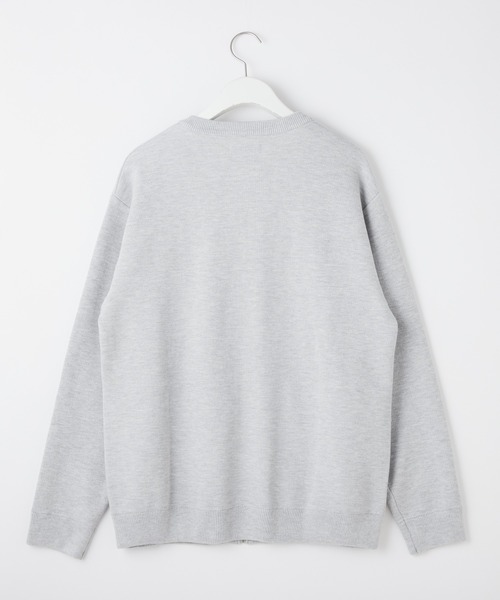 CIAOPANIC TYPY(チャオパニックティピー)の「ライトウェイトニットジップカーディガン(カーディガン/ボレロ・メンズ・オレンジ/ライトグレー/ブラック/サックスブルー・MEDIUM/LARGE)」の8枚目の写真