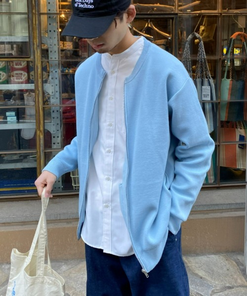 CIAOPANIC TYPY(チャオパニックティピー)の「ライトウェイトニットジップカーディガン(カーディガン/ボレロ・メンズ・オレンジ/ライトグレー/ブラック/サックスブルー・MEDIUM/LARGE)」の18枚目の写真