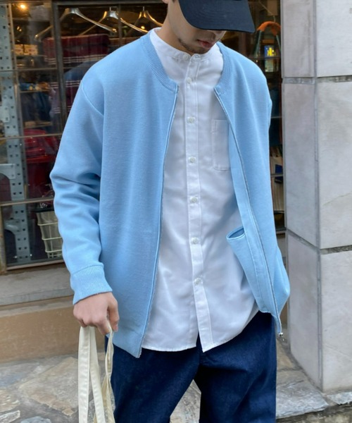 CIAOPANIC TYPY(チャオパニックティピー)の「ライトウェイトニットジップカーディガン(カーディガン/ボレロ・メンズ・オレンジ/ライトグレー/ブラック/サックスブルー・MEDIUM/LARGE)」の19枚目の写真