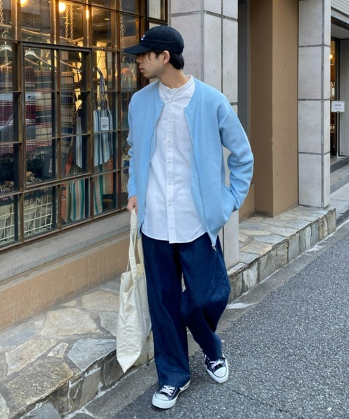 CIAOPANIC TYPY(チャオパニックティピー)の「ライトウェイトニットジップカーディガン(カーディガン/ボレロ・メンズ・オレンジ/ライトグレー/ブラック/サックスブルー・MEDIUM/LARGE)」の20枚目の写真