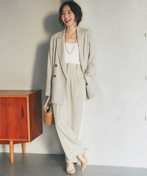 La boutique BonBon（ラブティックボンボン）の「クールタッチUVニットビスチェ（ニット/セーター・レディース・ホワイト/ブラック/グレイッシュベージュ・FREE）」の7枚目の写真