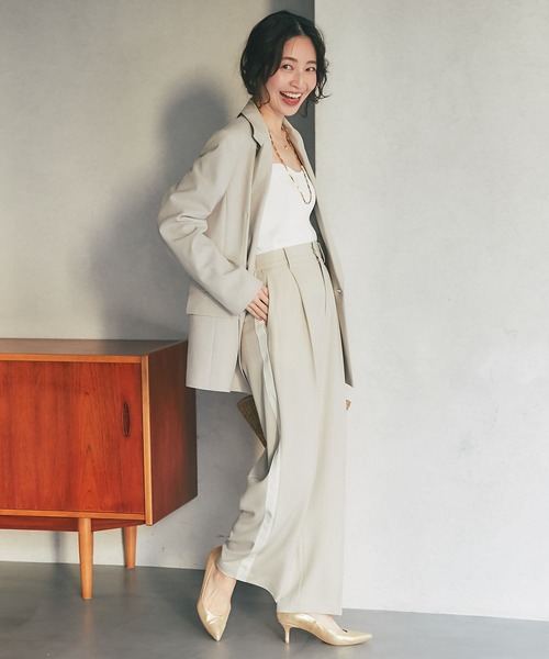 La boutique BonBon（ラブティックボンボン）の「クールタッチUVニットビスチェ（ニット/セーター・レディース・ホワイト/ブラック/グレイッシュベージュ・FREE）」の8枚目の写真